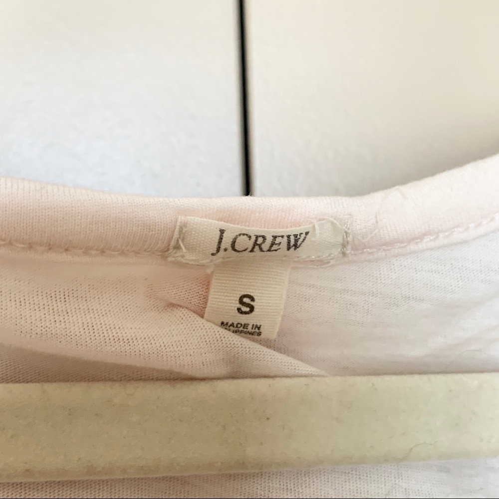 J.Crew Cascading Ruffle Front T-Shirt - Picture 4 of 4